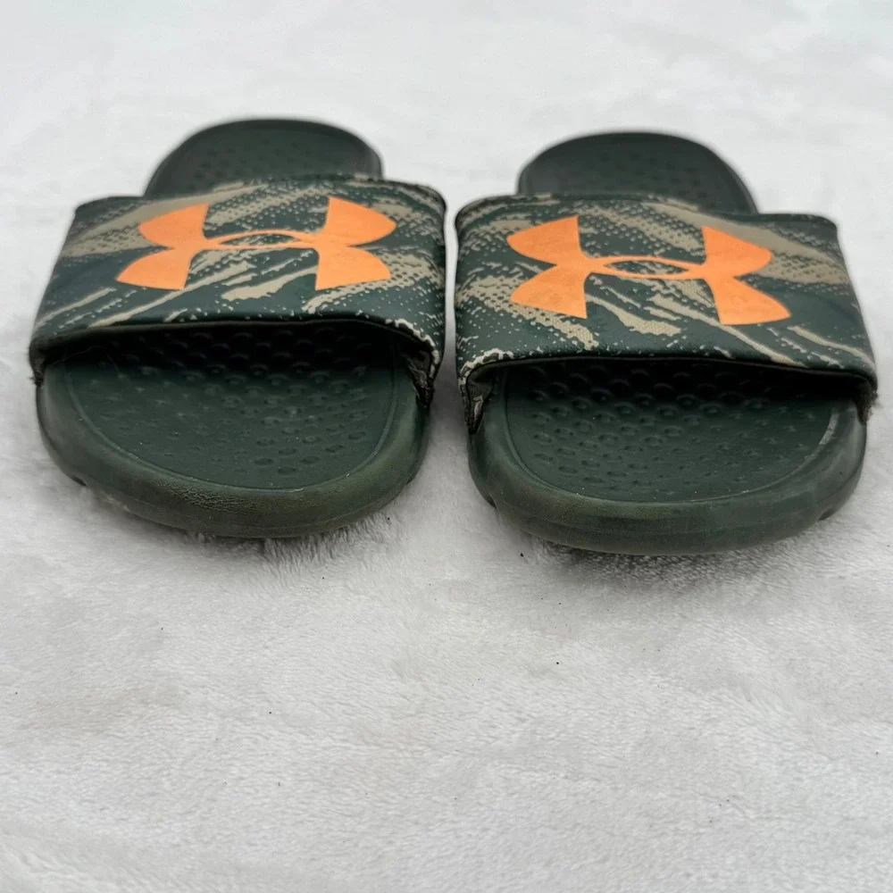 Under Armour UA Ignite Select Camo Slide Youth 2Y Kids Athletic Summer Sandals